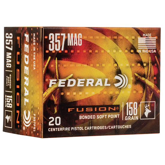 FED FUSION 357MAG 158GR 20/10 - Ammunition